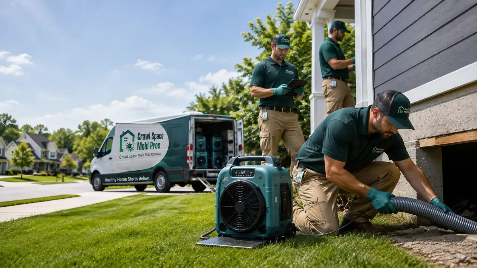 Crawl Space Mold Removal in Oak View, CA